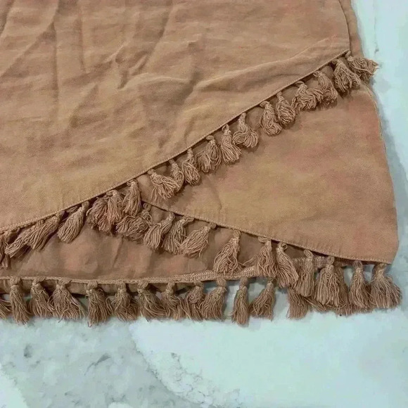 Fate Tassel Asymmetrical Criss Cross Style Mini Skirt Women’s Size Medium - Picture 2 of 6